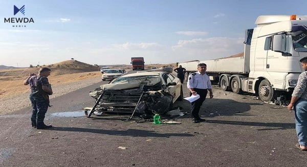 لە رووداوێکی هاتوچۆدا چوار کەس بوونە قوربانی