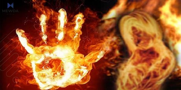ژنێک سووتا و گیانی لەدەستدا