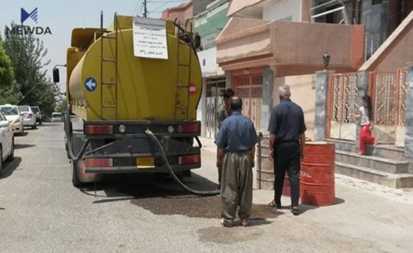 سبهینێ لهم ناوچهیه نهوتی سپی دابهش دهكرێت