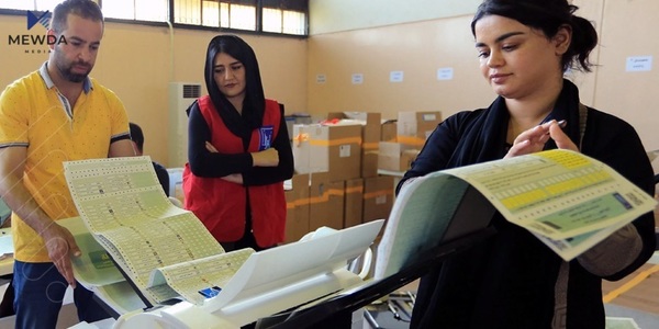 دەنگەکانی 234 وێستگە بە دەست دەژمێردرێنەوە 