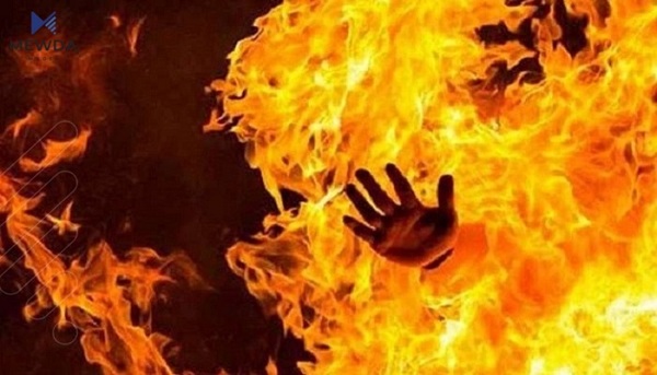 ژنێک بەهۆکاری دووگیان بوونی بە کچ لەلایەن هاسەرەکەیەوە سوتێندرا
