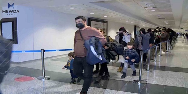 کاروانێکی دیکەی کۆچبەران دەگەڕێنەوە عیراق و هەرێمی کوردستان