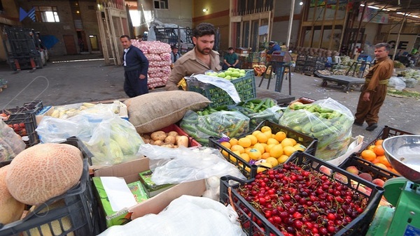 هیچ مەترسیەك لەسەر هاتنی سەوزە و میوە و خۆراك نییە بۆ سلێمانی