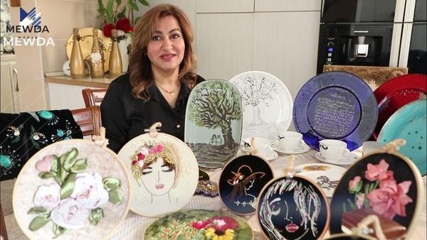 سۆزان جەلال؛ خانمێک ئارەزووەکانی لە دەست رەنگینییەکەیدا رەنگی داوەتەوە