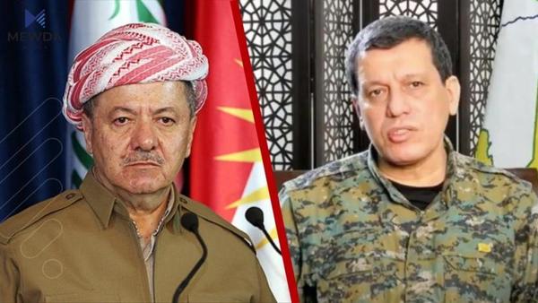 مەسعود بارزانی و مەزڵوم عەبدی پەیوەندییەكی تەلەفۆنیان ئەنجامدا