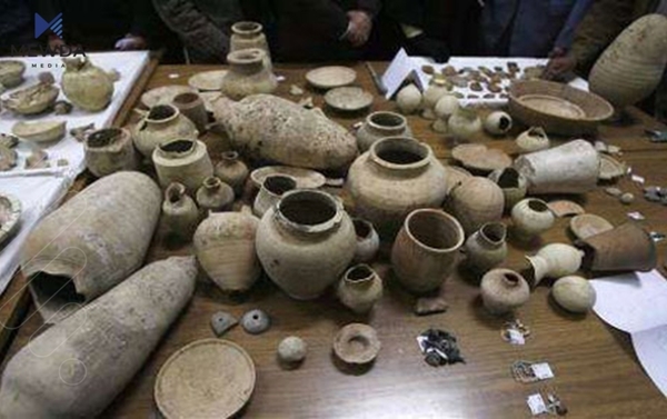  185 پارچە شوێنەواری دزراوی عیراق دەستی بەسەرداگیرا