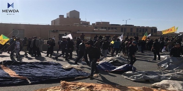 حەشدی شەعبی هەڕەشە لە ئەمریکا دەکات