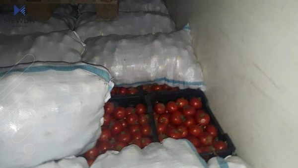 سەدان تۆن پەتاتە و تەماتەی قاچاغدا دەستیبەسەرداگیرا